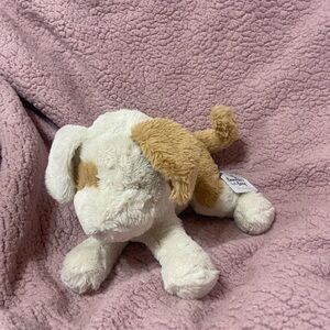 Bunnies by the Bay Cream and Tan Stuffed Puppy